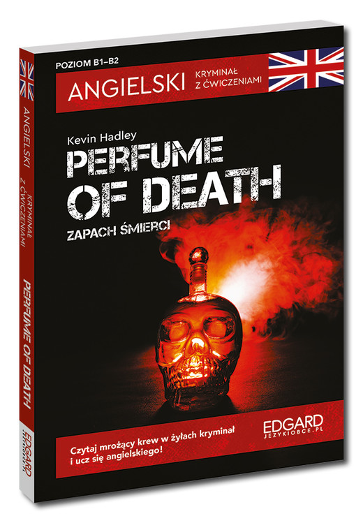 okładka Angielski. Kryminał z ćwiczeniami. Perfume of death. Zapach śmierci. Angielski z kryminałem książka