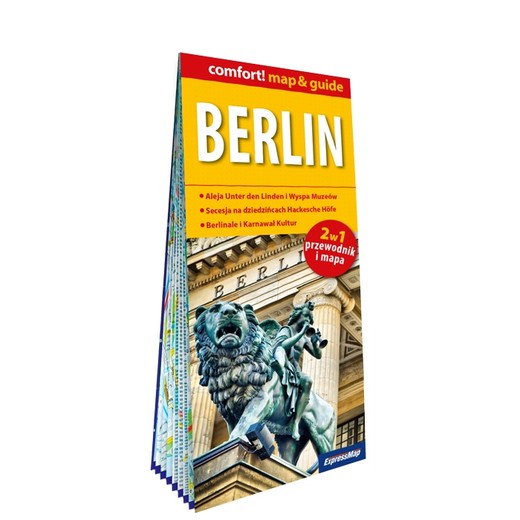 okładka Berlin map&guide PL laminat 2023 książka | Opracowanie zbiorowe