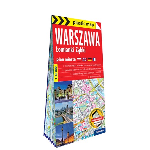okładka Warszawa Łomianki Ząbki1:26 000 foliowana 2023 książka | Opracowanie zbiorowe