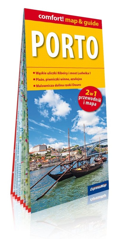 okładka Porto map&guide PL laminat 2020 książka | Opracowanie zbiorowe