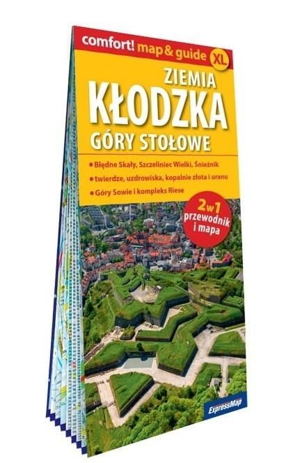 okładka Ziemia Kłodzka map&guide XL PL laminat 2024 książka | Opracowanie zbiorowe