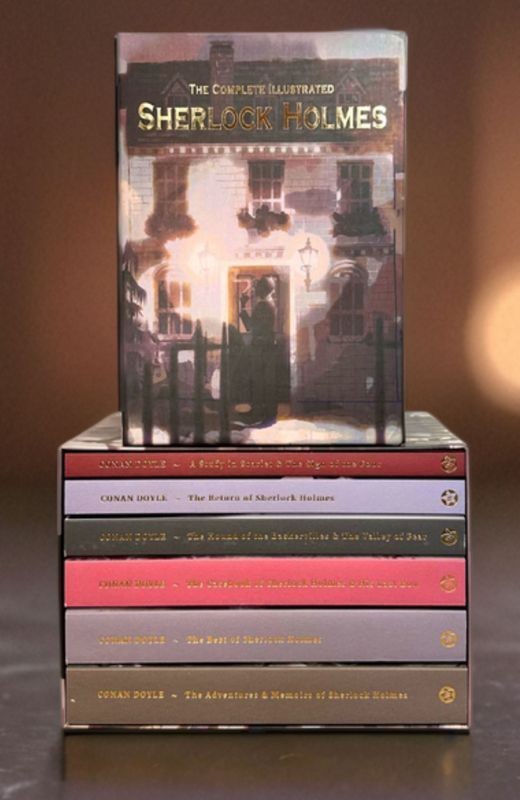 okładka Pakiet The Complete Illustrated Sherlock Holmes. Wordsworth Box Sets wer. angielska książka | Arthur Conan Doyle