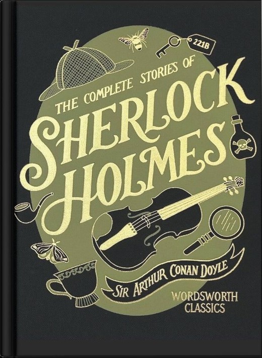 okładka The Complete Stories of Sherlock Holmes. Wordsworth Library Collection wer. angielska książka | Arthur Conan Doyle