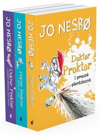okładka Pakiet Doktor Proktor. Tomy 1-3 książka | Jo Nesbø
