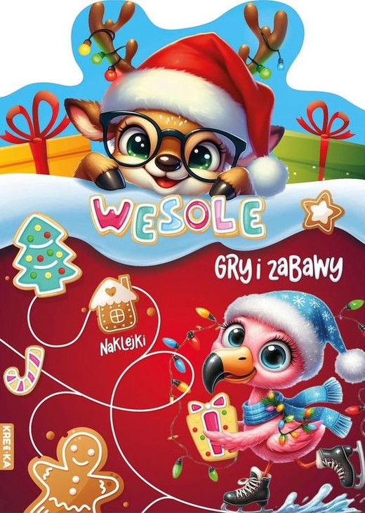 okładka Wesołe gry i zabawy z reniferem książka | Opracowanie zbiorowe