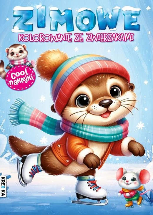 okładka Zimowe kolorowanie ze zwierzakami książka | Opracowanie zbiorowe