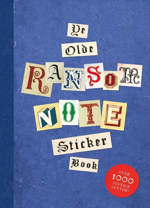 okładka Ye Olde Ransom Note Sticker Book książka | Luke Herriott