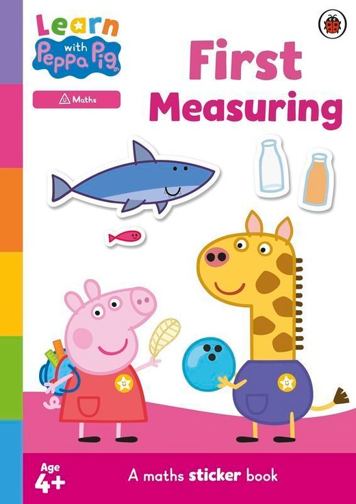 okładka Learn with Peppa: First Measuring sticker activity book książka