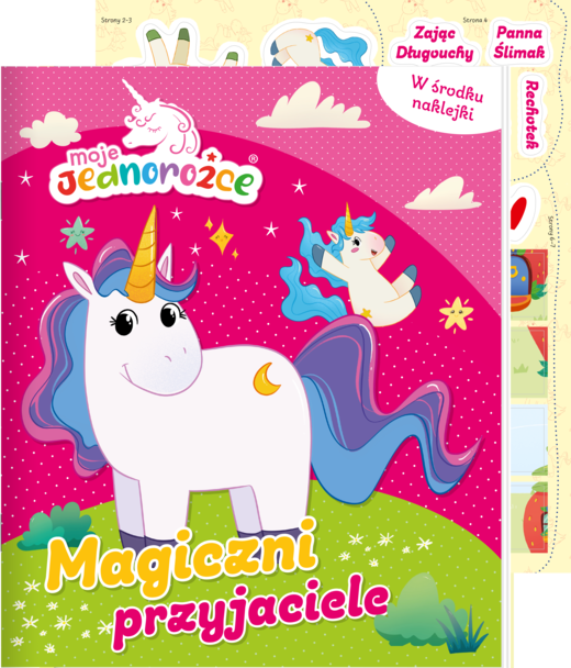 okładka Magiczni przyjaciele. Moje Jednorożce. Activity z naklejkami książka | Opracowanie zbiorowe