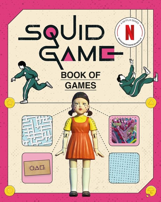 okładka The Squid Game Book of Games wer. angielska książka