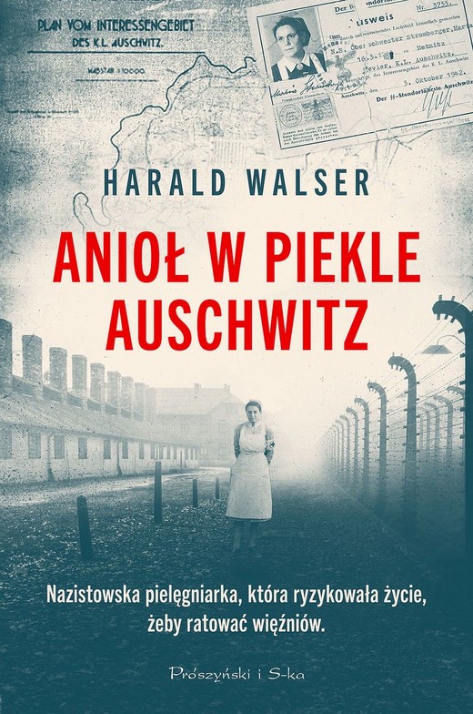 okładka Anioł w piekle Auschwitz  (Duże Litery) książka | Harald Walser