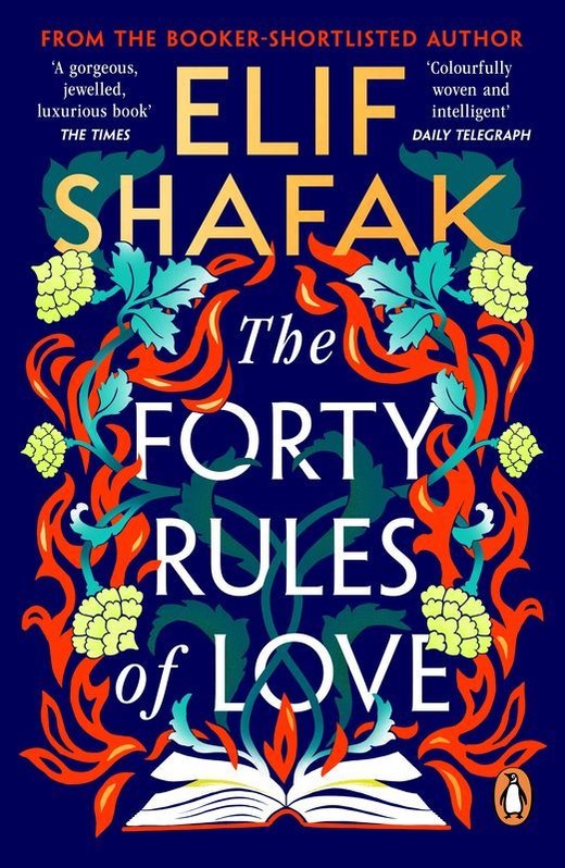 okładka The Forty Rules of Love wer. angielska książka | Elif Shafak