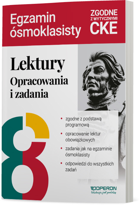 okładka Lektury na egzaminie ósmoklasisty Opracowania i zadania książka | Opracowanie zbiorowe