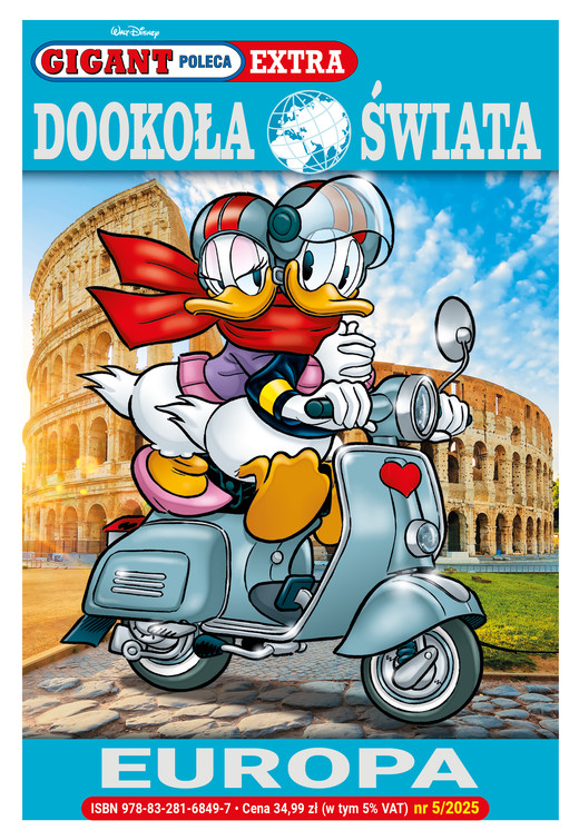 okładka Dookoła świata. Europa. Gigant Poleca Extra. Tom 5/2025 książka | Opracowanie zbiorowe