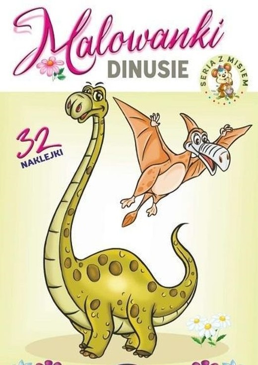 okładka Dinusie. Malowanki książka | Ernest Błędowski