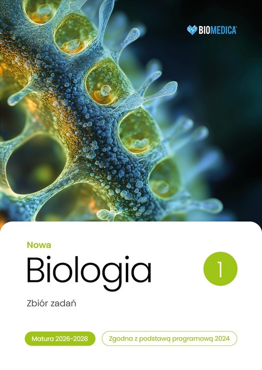 okładka Biologia zbiór zadań matura 2026-2028 tom 1 książka | Brom Krzysztof, Justyna Powałka