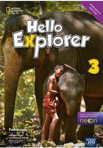 okładka Język angielski Hello Explorer Neon podręcznik dla klasy 3 szkoły podstawowej EDYCJA 2025-2027 książka