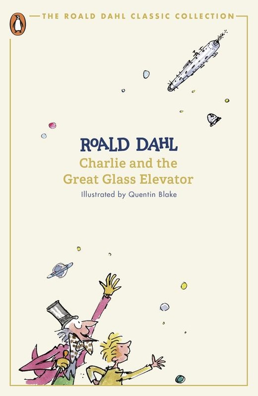 okładka Charlie and the Great Glass Elevator wer. angielska książka | Roald Dahl
