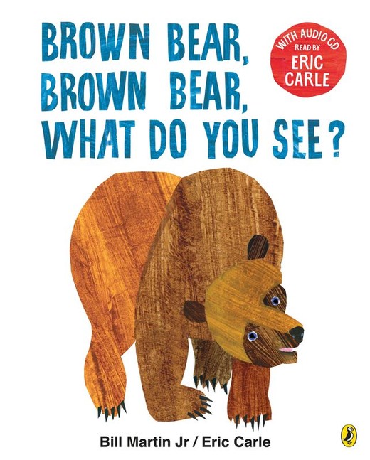okładka Brown Bear, Brown Bear, What Do You See? wer. angielska książka | Eric Carle