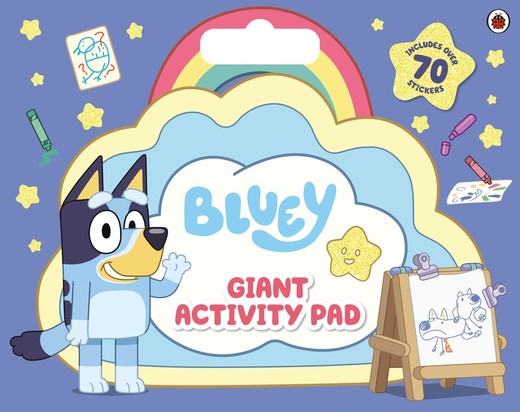 okładka Bluey Giant Activity Pad wer. angielska książka