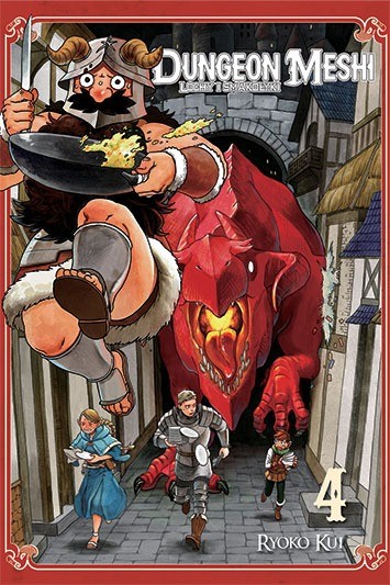 okładka Dungeon Meshi. Tom 4 książka