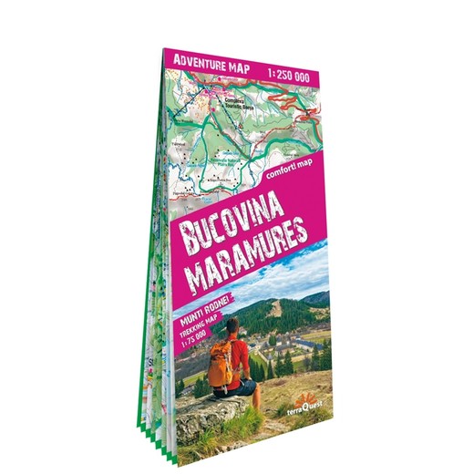 okładka Bucovina Maramures adventure map 1:250 000 laminat 2024 książka | Opracowanie zbiorowe