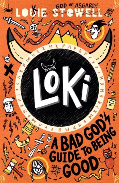 okładka Loki. A Bad God's Guide to Being Good wer. angielska książka | Louie Stowell