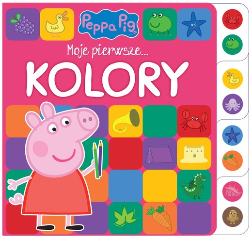 okładka Moje pierwsze… Kolory. Świnka Peppa książka | Opracowanie zbiorowe