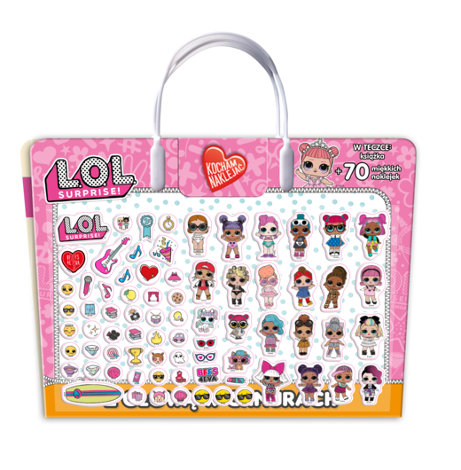 okładka Z głową w chmurach L.O.L. Surprise! Kocham naklejać książka | Opracowanie zbiorowe