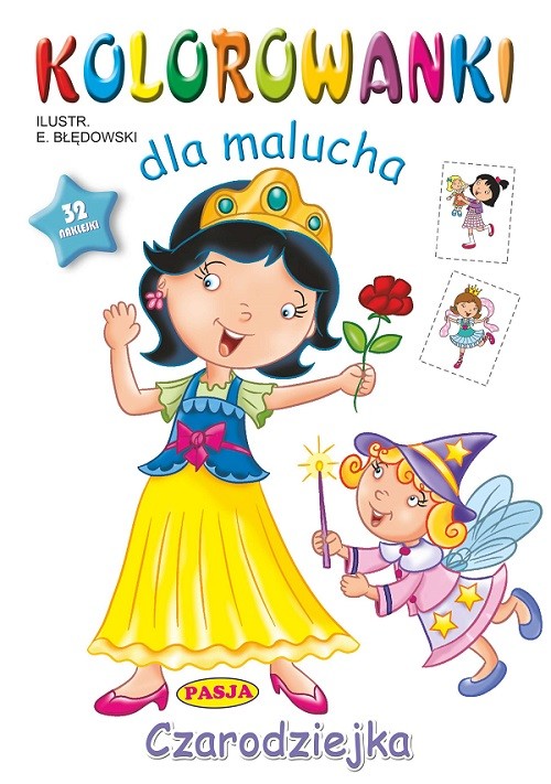 okładka Czarodziejka. Kolorowanki dla malucha książka | Ernest Błędowski