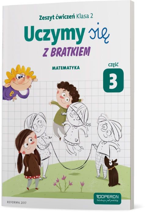 okładka Uczymy się z Bratkiem 2 Matematyka część 3 szkoła podstawowa książka | Katarzyna Sabbo