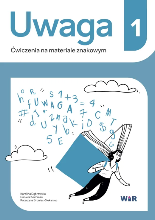 okładka Uwaga Ćwiczenia na materiale znakowym 1 książka | Karolina Dąbrowska