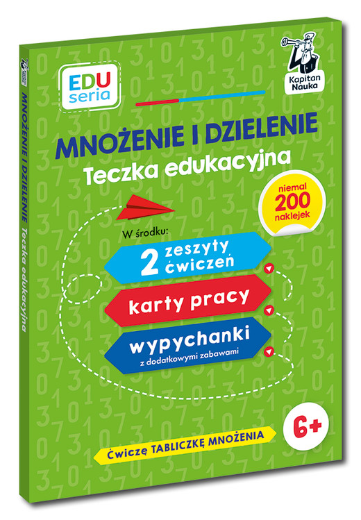 okładka Mnożenie i dzielenie. Teczka edukacyjna. Kapitan Nauka. EDUseria książka | Anna Grabek, Bożena Dybowska