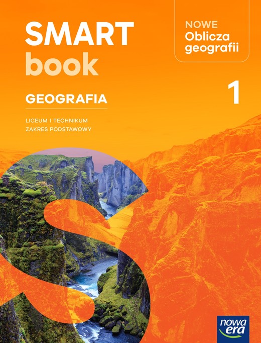 okładka Nowa Geografia Oblicza geografii 1 SMARTBOOK liceum i technikum zakres podstawowy EDYCJA 2025 książka | Opracowanie zbiorowe