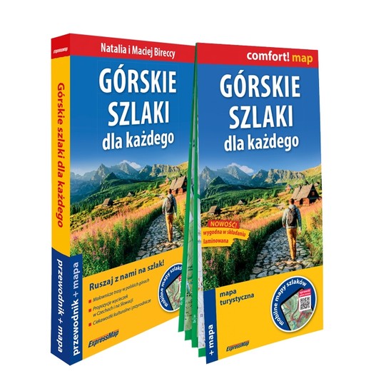 okładka Górskie szlaki dla każdego przewodnik 2w1 2025 książka | Opracowanie zbiorowe