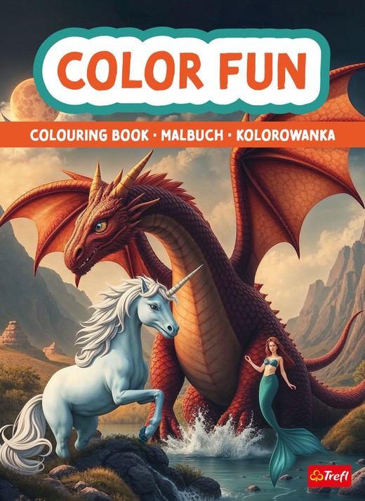 okładka Świat fantasy. Kolorowanka. Malbuch. Colouring book książka | Opracowanie zbiorowe