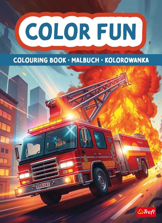 okładka Pojazdy ratunkowe. Kolorowanka. Malbuch. Colouring book książka | Opracowanie zbiorowe