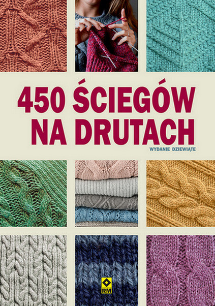 okładka 450 ściegów na drutach. Wyd. VIII książka | Opracowanie zbiorowe