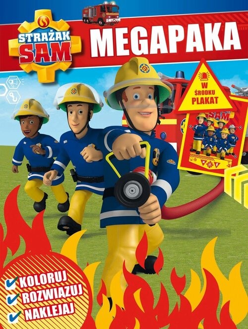okładka Strażak Sam. Megapaka książka
