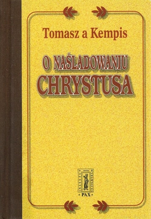 okładka O naśladowaniu Chrystusa książka