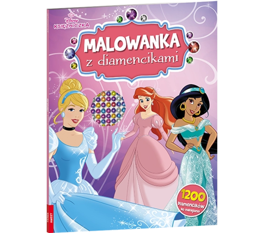 okładka Disney Księżniczka Malowanka z diamencikami DKO-9104 książka | Opracowanie zbiorowe