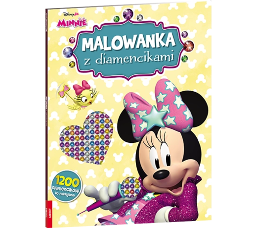 okładka Disney Minnie Malowanka z diamencikami DKO-9103 książka | Opracowanie zbiorowe