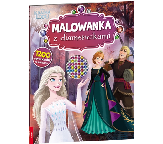 okładka Disney Kraina Lodu Malowanka z diamencikami DKO-9102 książka | Opracowanie zbiorowe