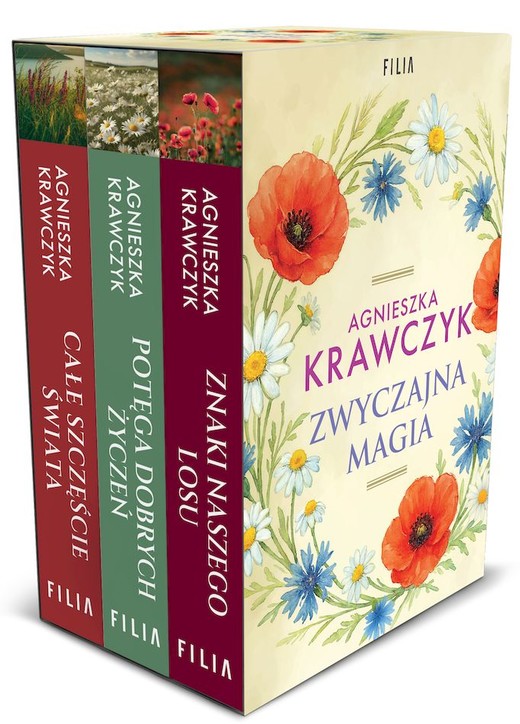 okładka Pakiet: Całe szczęście świata / Potęga dobrych życzeń / Znaki naszego losu książka | Agnieszka Krawczyk
