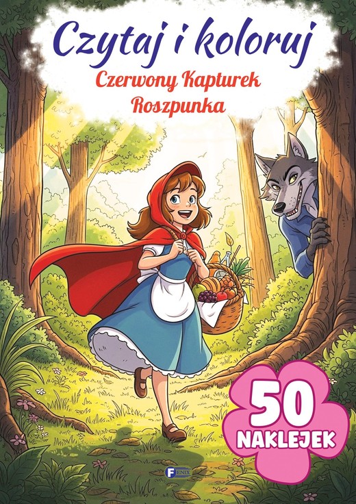 okładka Czerwony Kapturek / Roszpunka. Czytaj i koloruj książka | Opracowanie zbiorowe