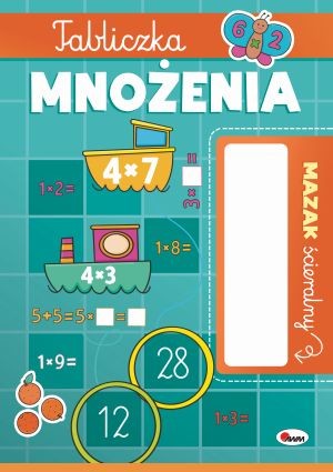 okładka Tabliczka mnożenia. Mazak ścieralny książka | Elżbieta Korolkiewicz