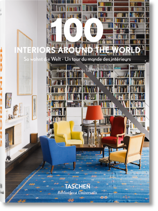 okładka 100 Interiors Around the World wer. angielska książka
