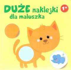 okładka Duże naklejki dla maluszka 1+ - Kotek książka | Praca Zbiorowa