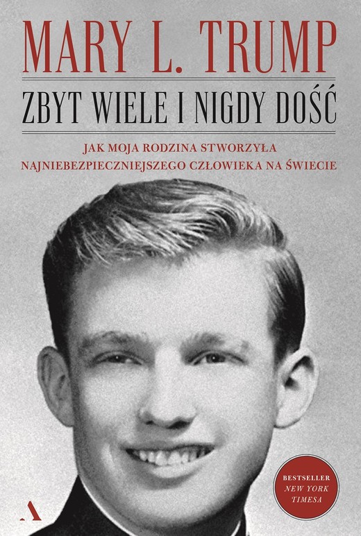 okładka Zbyt wiele i nigdy dość. Jak moja rodzina stworzyła najniebezpieczniejszego człowieka na świecie książka | Trump MaryL.