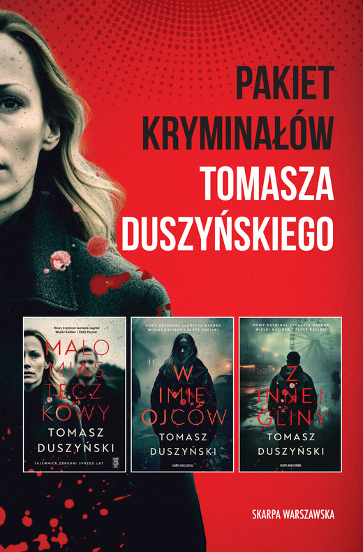 okładka Pakiet kryminałów Tomasza Duszyńskiego książka | Tomasz Duszyński